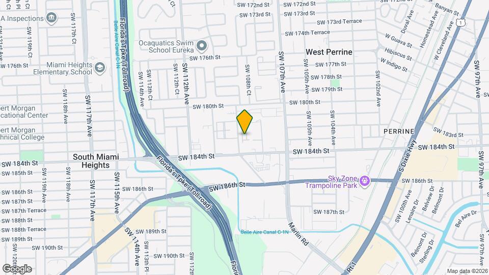 10883 SW 182nd Ln Mapa y Detalles de la Ubicación