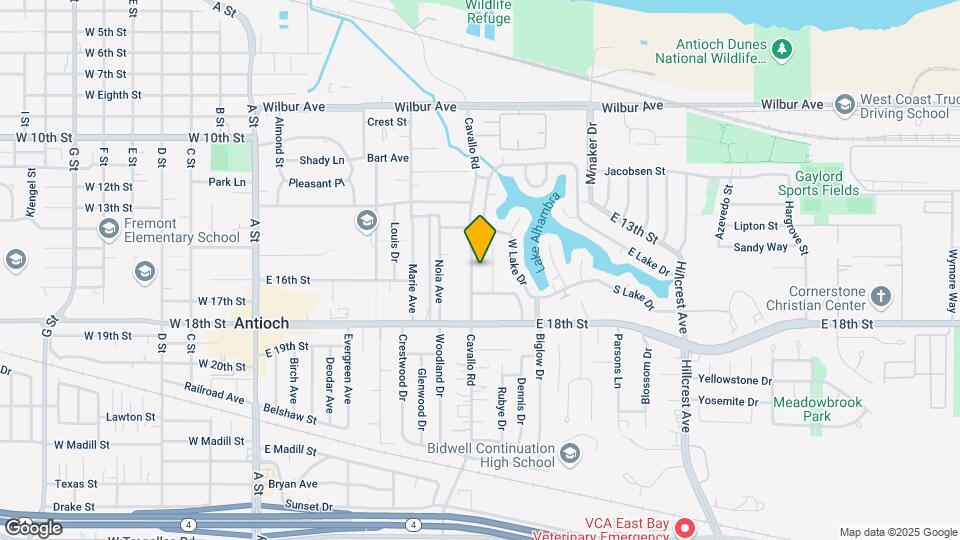 1625 Cavallo Rd Map and Location Details