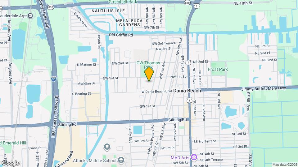 22 NW 8th Ave Map and Location Details