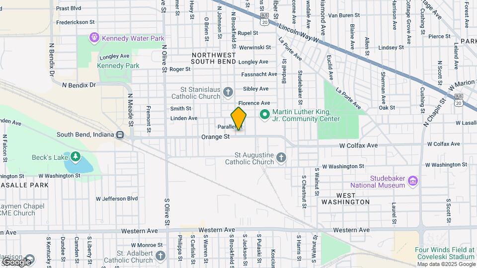 202 N Brookfield St Map and Location Details