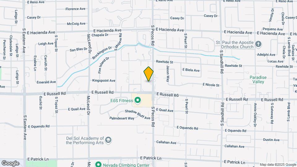 5643 S Pecos Rd Map and Location Details