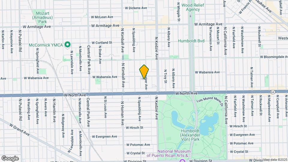1642 N Sawyer Ave Map and Location Details