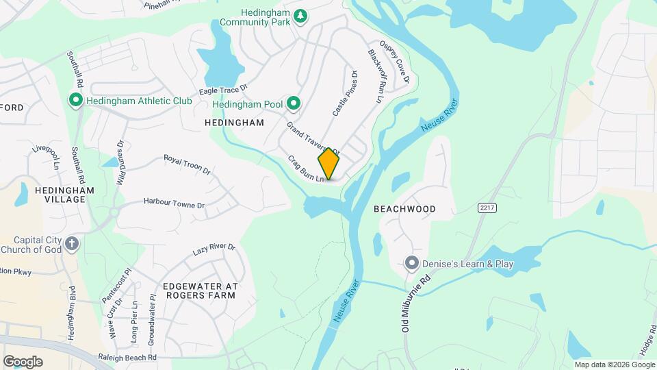 1529 Crag Burn Ln Map and Location Details