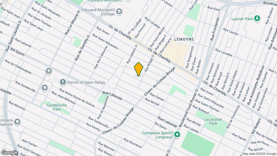 1239 Brébeuf Rue Map and Location Details