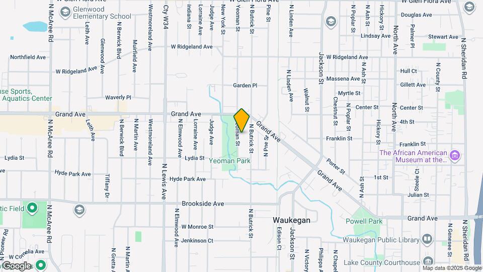 623 Yeoman St Map and Location Details