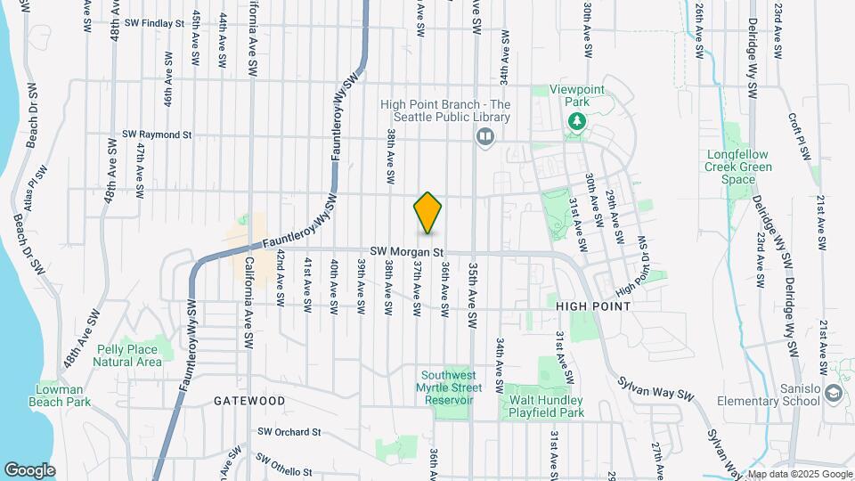 6350 37th Ave SW Mapa y Detalles de la Ubicación