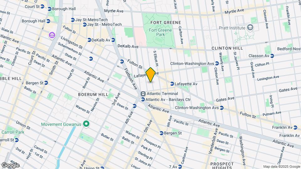 122 Fort Greene Pl Map and Location Details