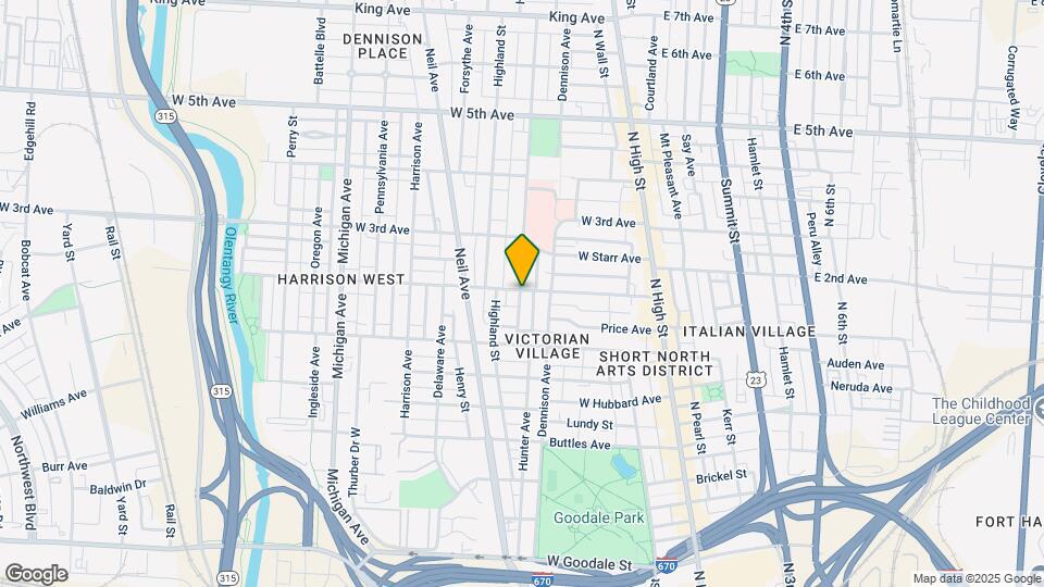 986.5 Hunter Ave Mapa y Detalles de la Ubicación