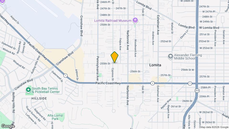 25502 Cypress St Map and Location Details