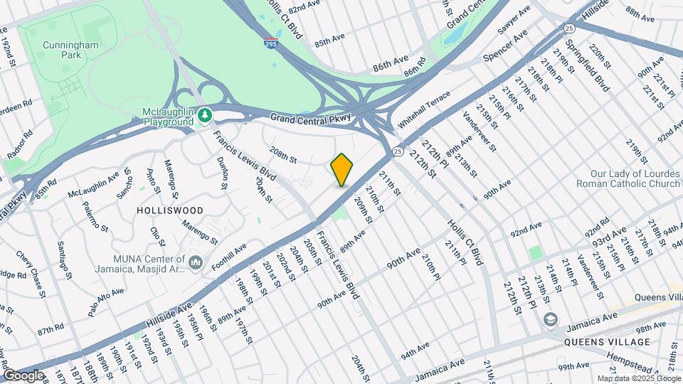 208-07 Hillside Ave. Mapa y Detalles de la Ubicación