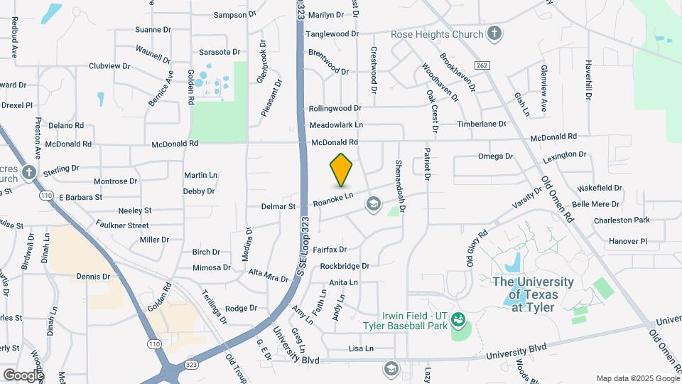 2810 Roanoke Ln Map and Location Details