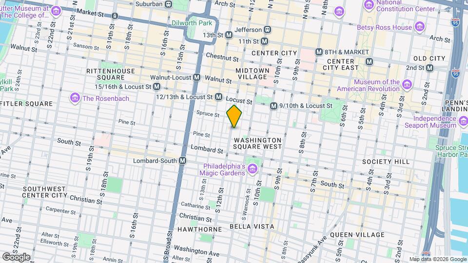 327 S 12th St Map and Location Details