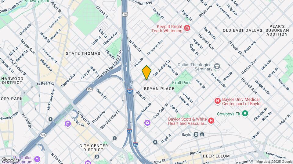 3105 San Jacinto St Mapa y Detalles de la Ubicación