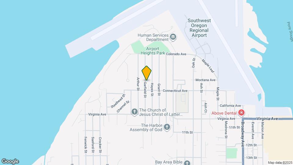 1707 Garfield St Map and Location Details