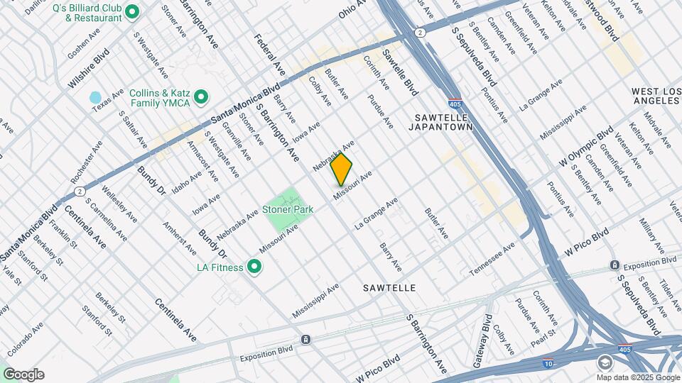 11653 Missouri Ave Map and Location Details