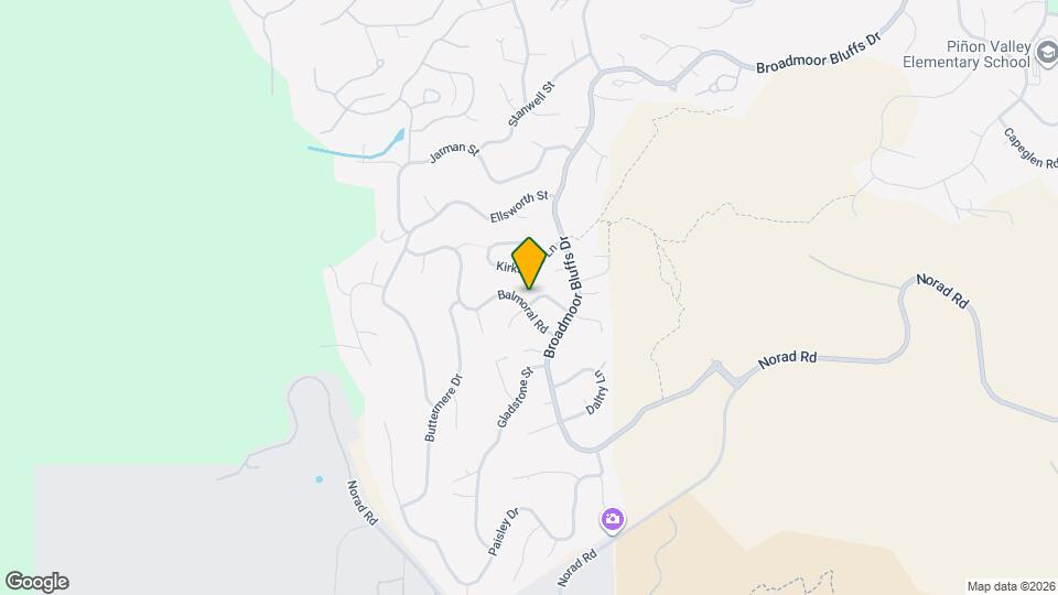 110 Balmoral Way Map and Location Details