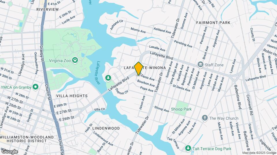 1439-1441 Moultrie Ave Map and Location Details