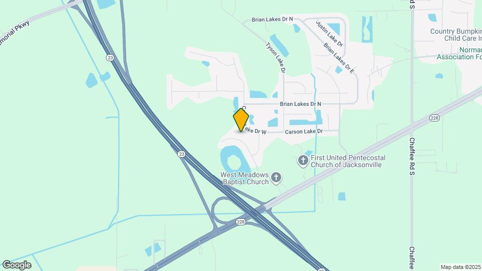 2487 Britney Lakes Ln Mapa y Detalles de la Ubicación