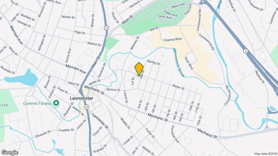 107 2nd St Mapa y Detalles de la Ubicación