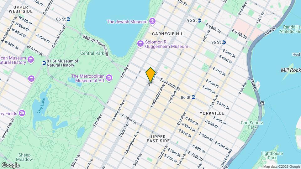 1009 Park Ave Mapa y Detalles de la Ubicación