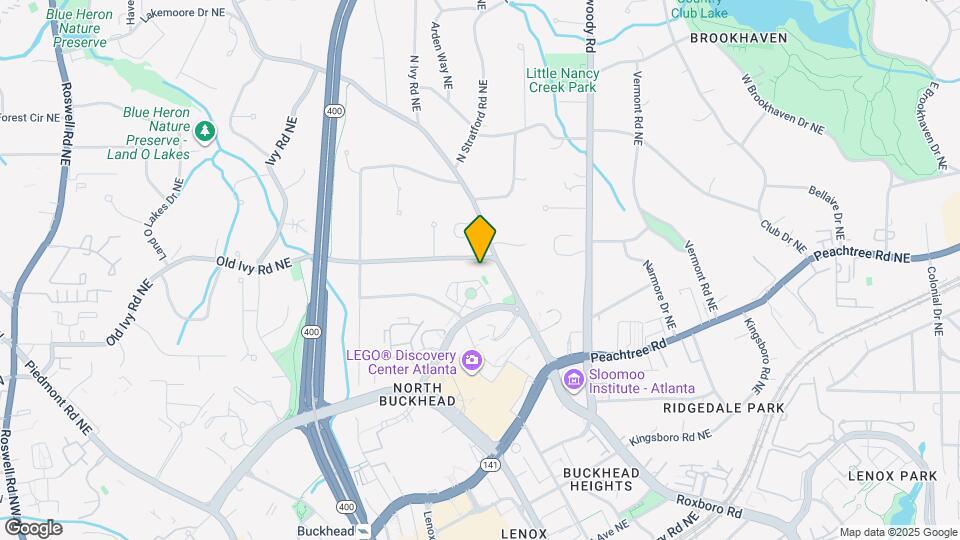 757 Old Ivy Rd NE Map and Location Details