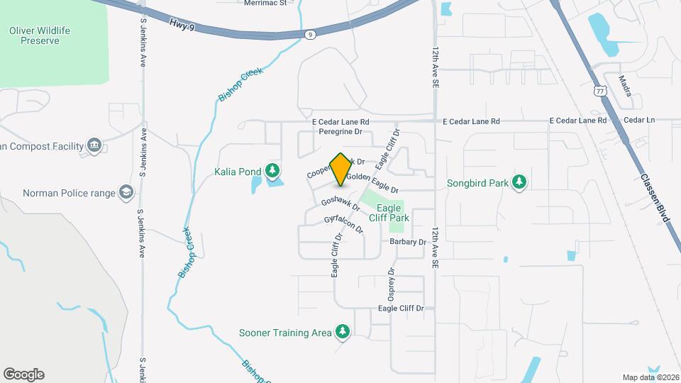 709 Goshawk Dr Map and Location Details