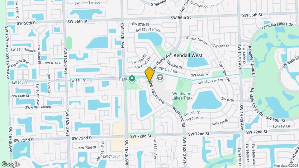 6443 SW 152nd Pl Map and Location Details