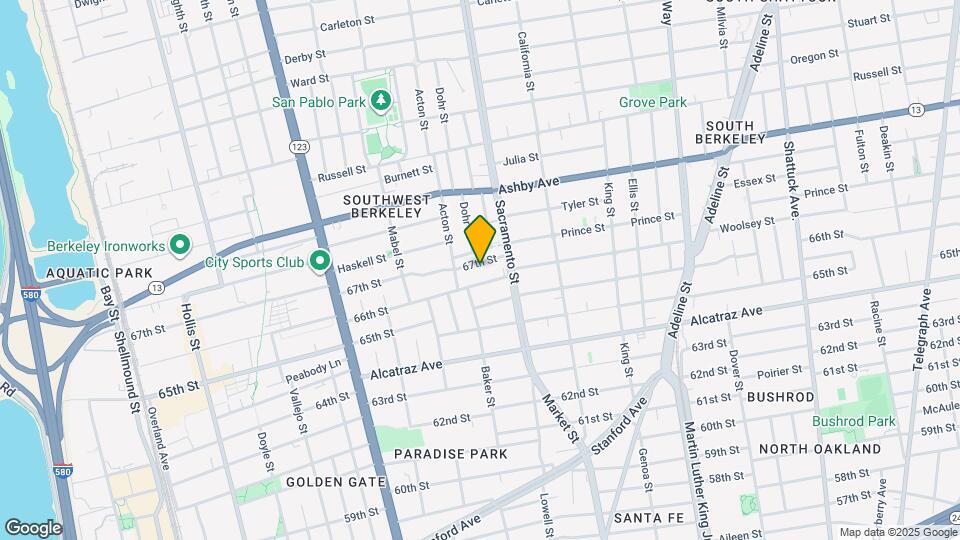 1418 67th St Mapa y Detalles de la Ubicación