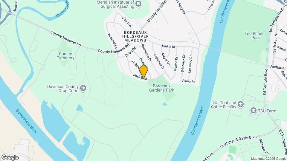 1480 Snell Blvd Mapa y Detalles de la Ubicación
