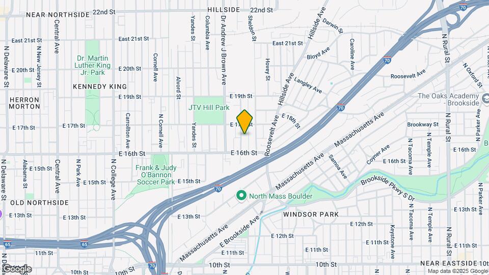 1633 N Arsenal Ave Map and Location Details