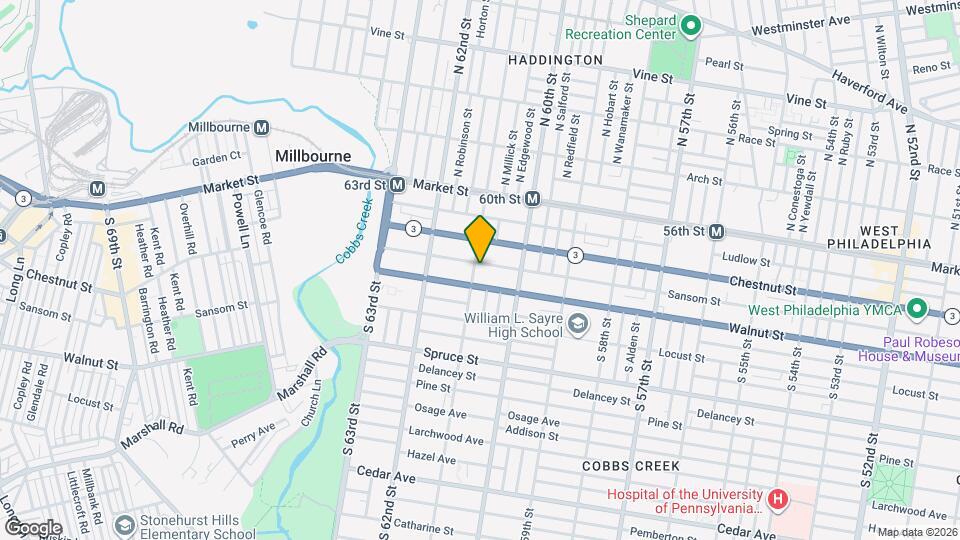 135 S 61st St Map and Location Details