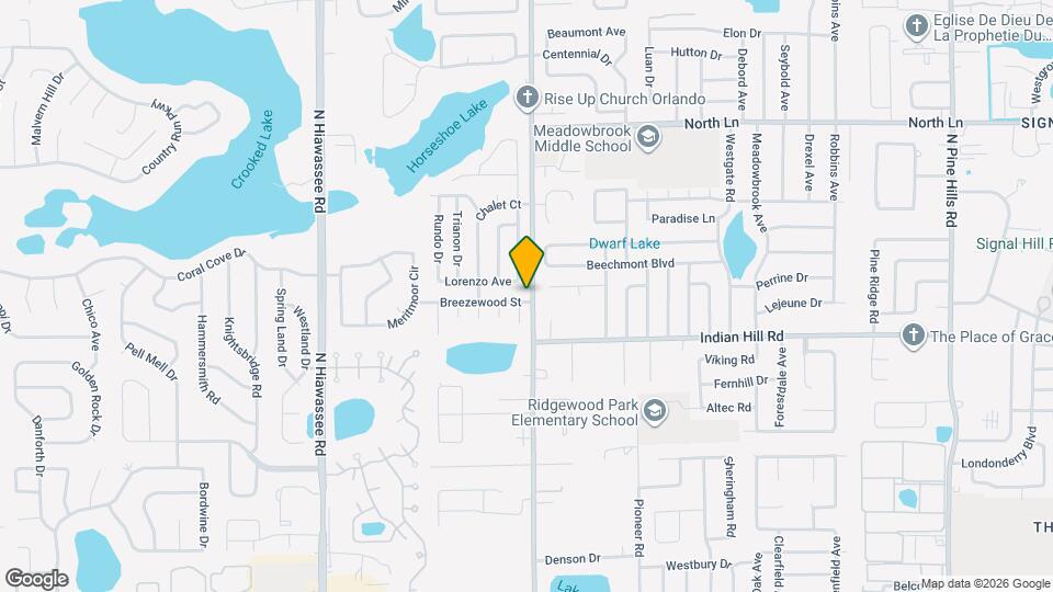 6301 Breezewood St Mapa y Detalles de la Ubicación