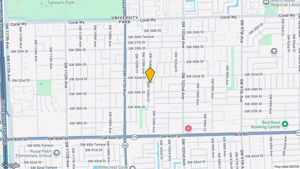 3251 SW 104th Ct Map and Location Details