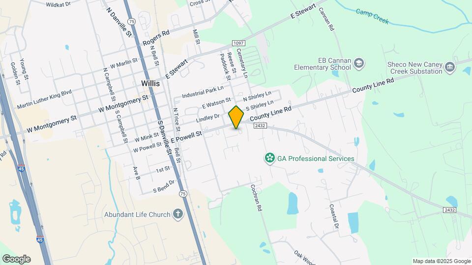 109 Will St Map and Location Details