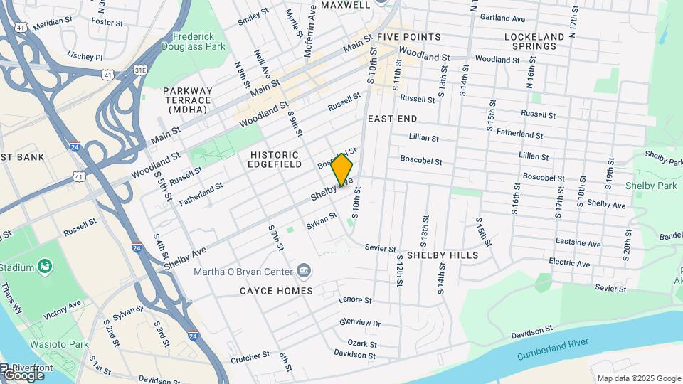 910 Shelby Ave-Unit -106 Map and Location Details