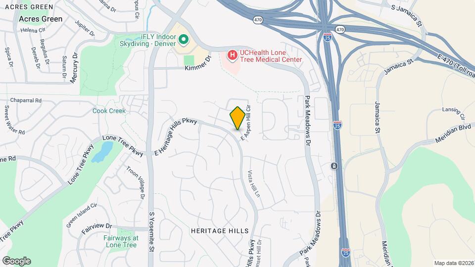 9516 E Aspen Hill Ln Map and Location Details