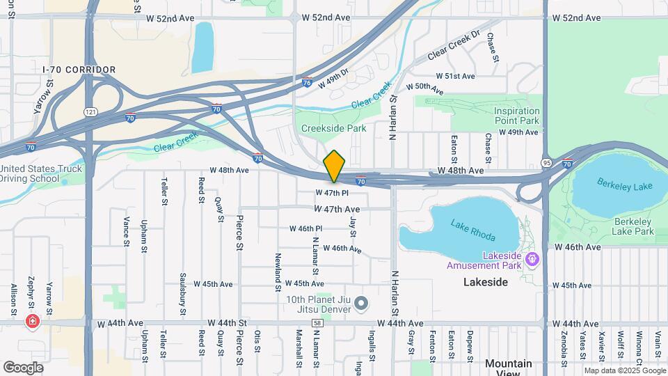 6325 W 47th Pl Map and Location Details