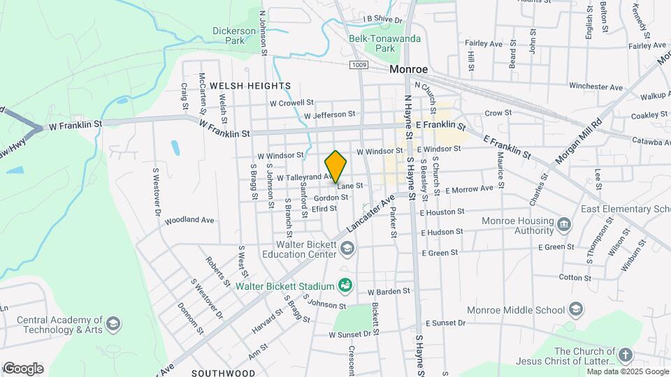 300 S Crawford St Map and Location Details