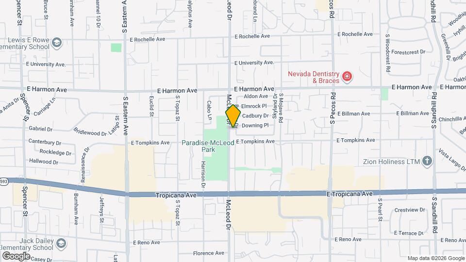 4655 Balfour Dr Map and Location Details