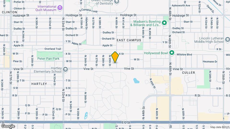 831 N 40th St Map and Location Details