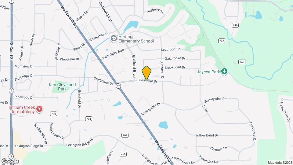 Hunter's Pointe Townhomes Mapa y Detalles de la Ubicación