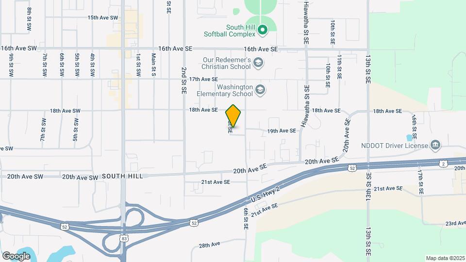 1825 5th St SE, Unit 1 Map and Location Details