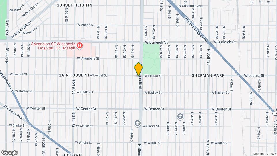 2871 N Sherman Blvd Map and Location Details