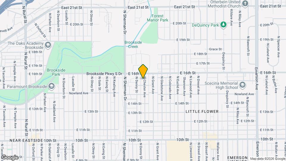 1518 N Chester Ave Map and Location Details