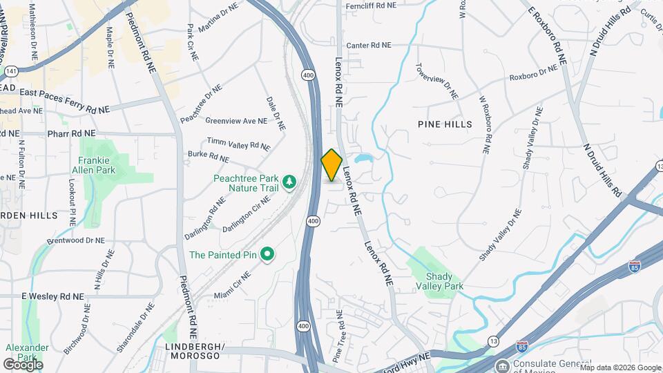 2914 Lenox Rd NE Map and Location Details