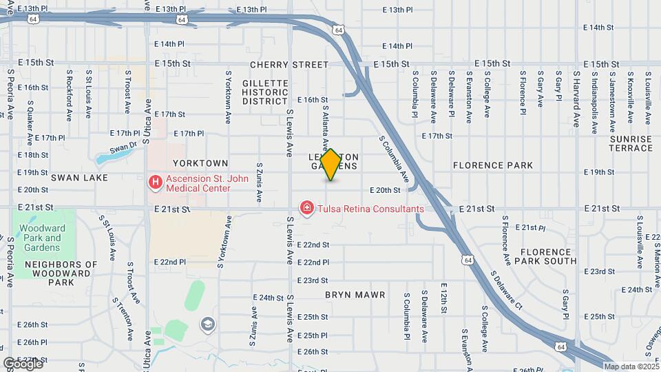 2505 E 20th St Map and Location Details