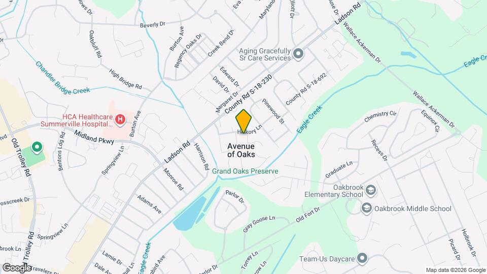 9506 S Cardinal Dr Map and Location Details