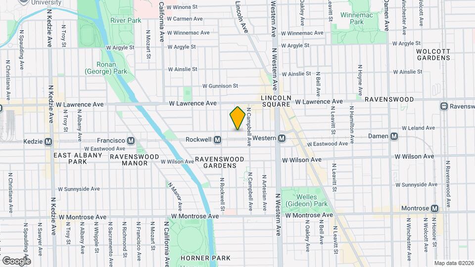 2523 W Leland Ave, Unit 01 Map and Location Details