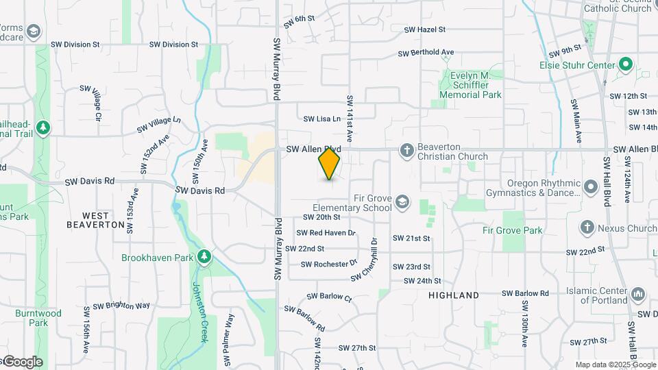 14170 SW Allen Blvd Map and Location Details