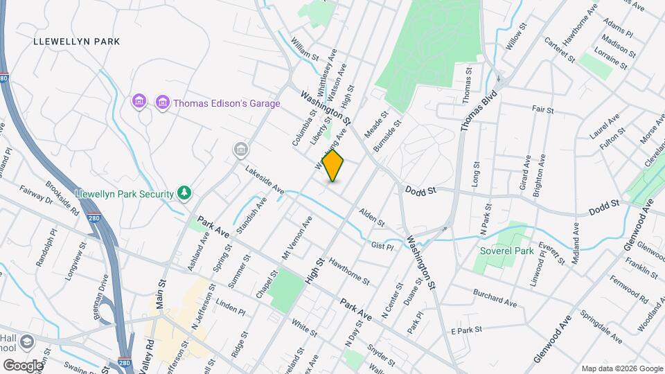 451 Alden St Map and Location Details